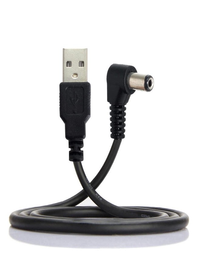 CY Cable USB2.0 A Type Male to Right Angled 5.5 x 1.5mm DC 5V Power Plug Barrel Connector 90 Degree Charge Cable - Image 1