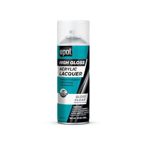 U-POL Acrylic Lacquer, Fast-Drying, All-Purpose Vehicle Touchup Paint With Gloss Finish, For Scratches & Marks, Gloss Clear - Image 5