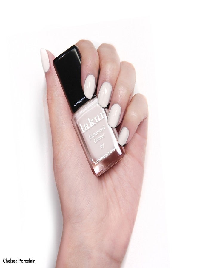 LONDONTOWN The Sophisticate Collection - Full Manicure Nail Polish Kit with Nail Hardener & Base Coat, Gel Genius Top Coat, and 3 Nail Color Shades, 0.40fl oz - Image 5