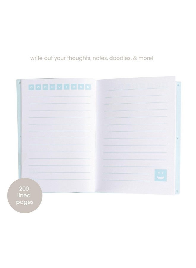 Pearhead Letterboard Journal, Soft Customizable Jacket Cover, Fidget Notebook For Girls and Boys, 188 Included Letters, Black and White - Image 3