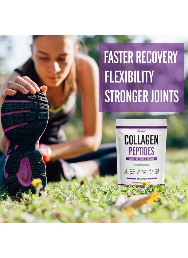 Dr. Matthew - Best Collagen Powder For Women & Men. Collagen Peptides Protein Powder. Pure Keto Hydrolyzed Collagen Supplements For Hair Growth Skin Nails Joints & Weight Loss. Grass Fed Unflavored. Type 1 & 3. - Image 1
