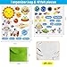 PENGFULL Felt Flannel Board Story Pieces for Toddlers PreschoolKids Interactive Storytelling Teaching Play Kits for Flannel Board or Felt Boardwith Words Felt PiecesSolar System - Image 4