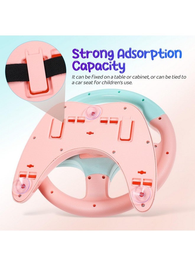 TOYANDONA Kids for Backseat with Car Key, Simulated Driving Toy with Light and Music Toddlers Pretend Play Toy for Baby Children - Image 2