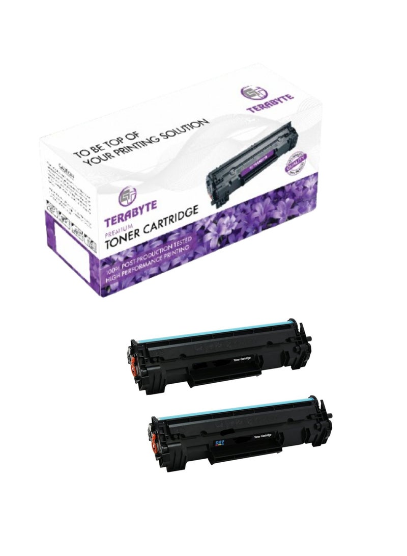 Terabyte 136A Compatible Toner Cartridge for HP Laserjet M211, MF236 Printers (PACK OF 2) - Image 1