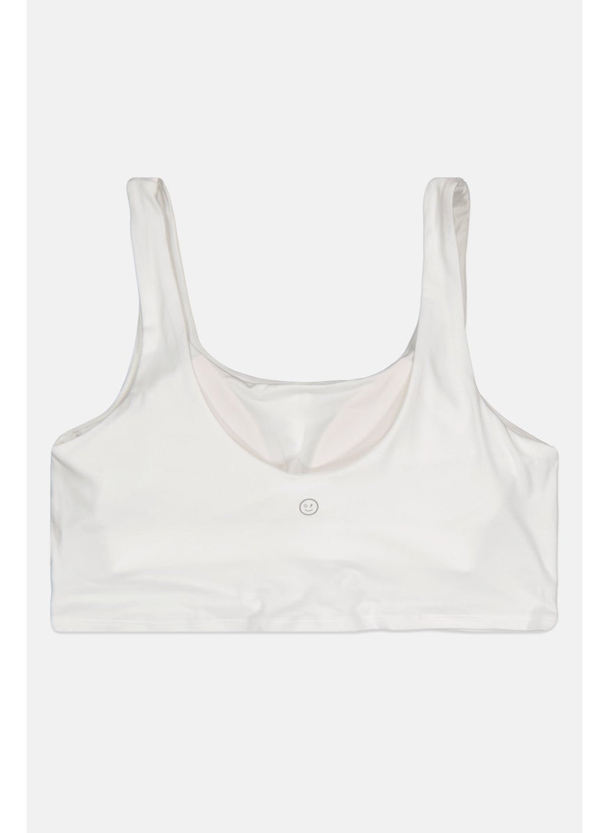 GILLY HICKS - Women Printed Brallete, White - Image 1