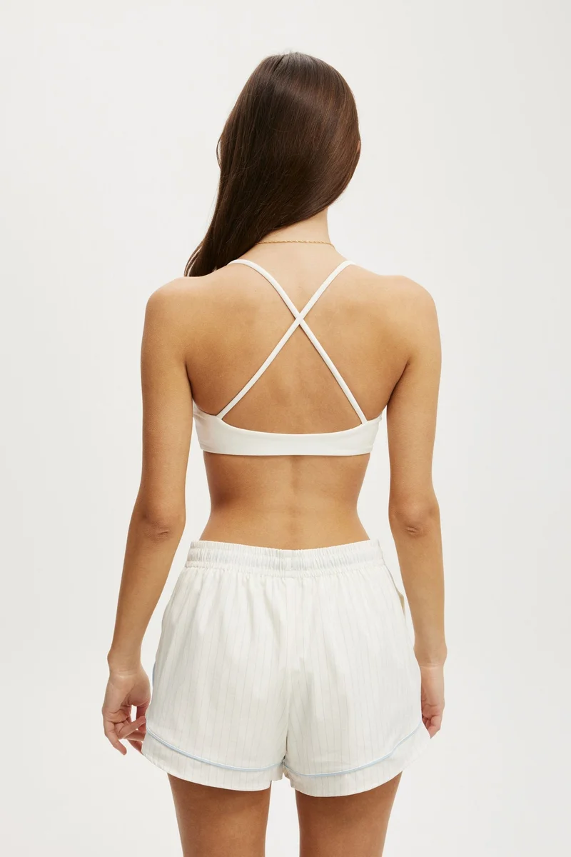 Cotton On  Ultra Soft Minimal Strappy Crop for Women | Best Price UAE