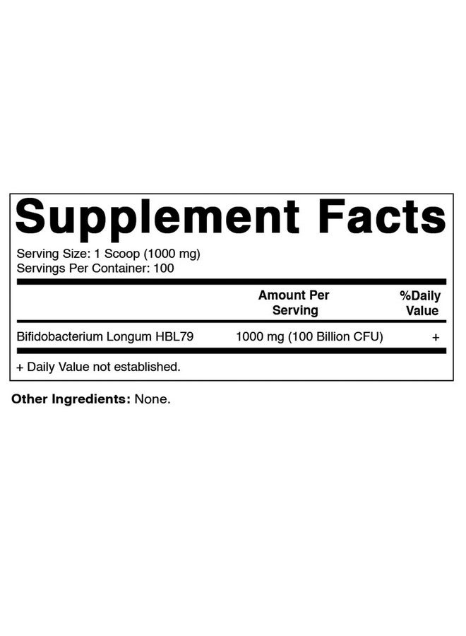 فيتاماتيك مسحوق بروبيوتيك بيفيدوباكتيريوم لونجوم من فيتاماتيك - لدعم صحة الجهاز الهضمي - 100 جرام (3.5 أونصة) - 100 وجبة - Image 2