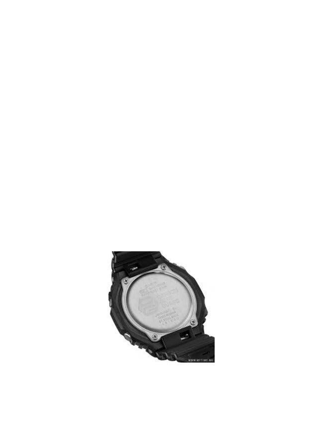 G-Shock Watch for Men, Quartz Movement, Analog-Digital Display, Black Resin Strap (GA-2100RGB-1ADR) - Image 2