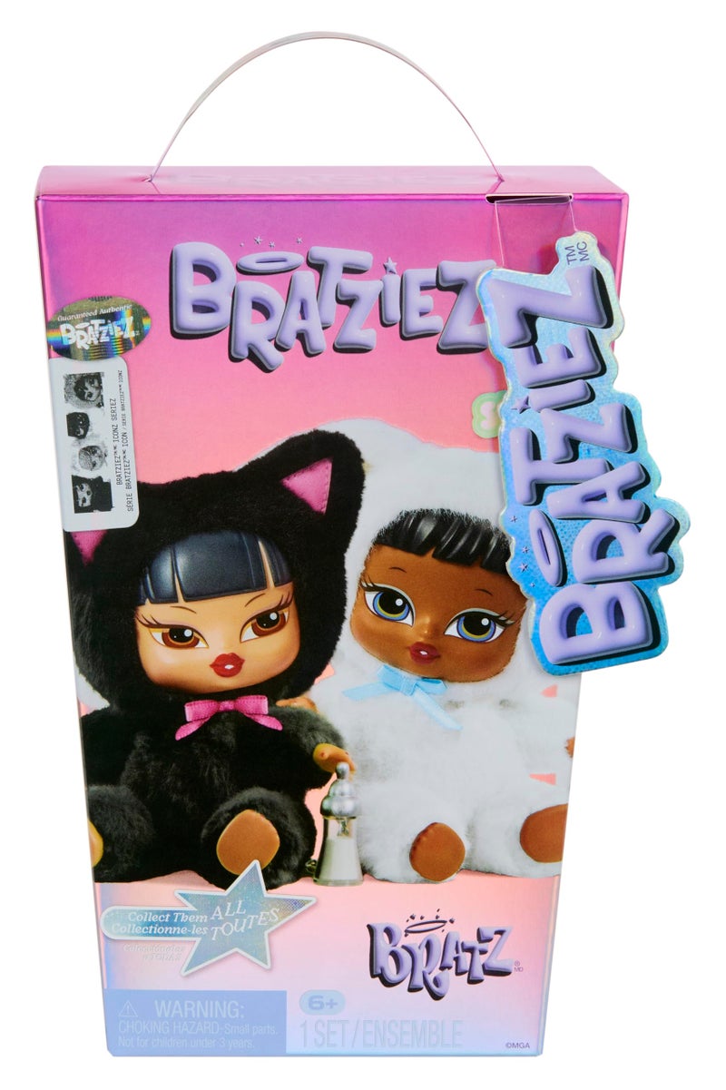 Bratz Bratziez Iconz Series Plush Blind Box with Charm Clip and Accessory, Collectible Characters - Image 1