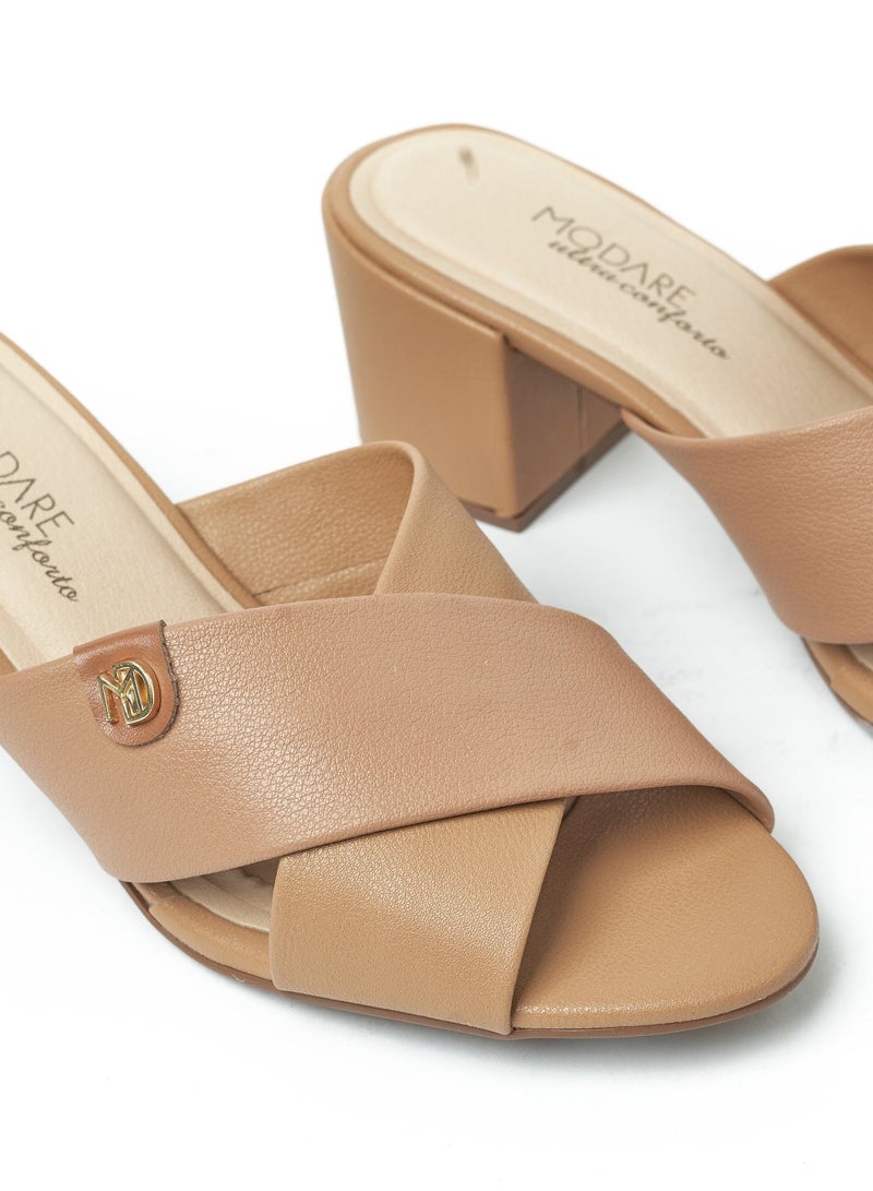 MODARE Mid Heels Sandals for Women – Sling Back Heel Sandals for Girls with Ankle Strap - Image 4