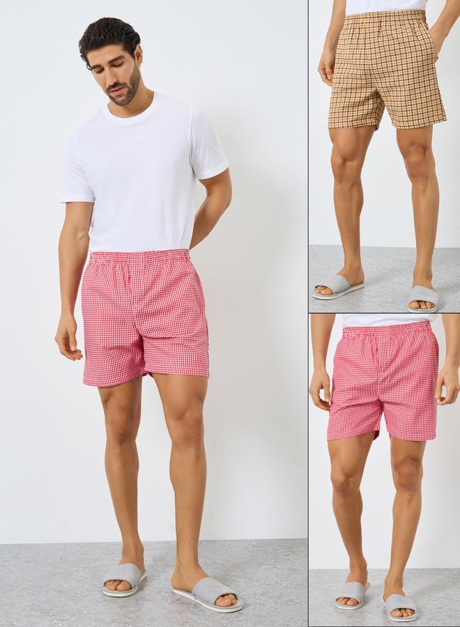 ستايلي مجموعة من 2 بوكسر قطن رجالي - Image 1