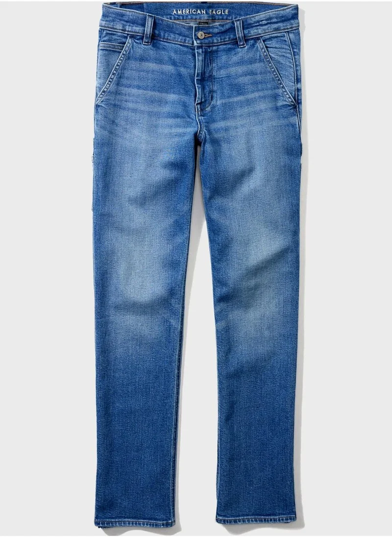 American Eagle Wide Leg High Waist Jeans