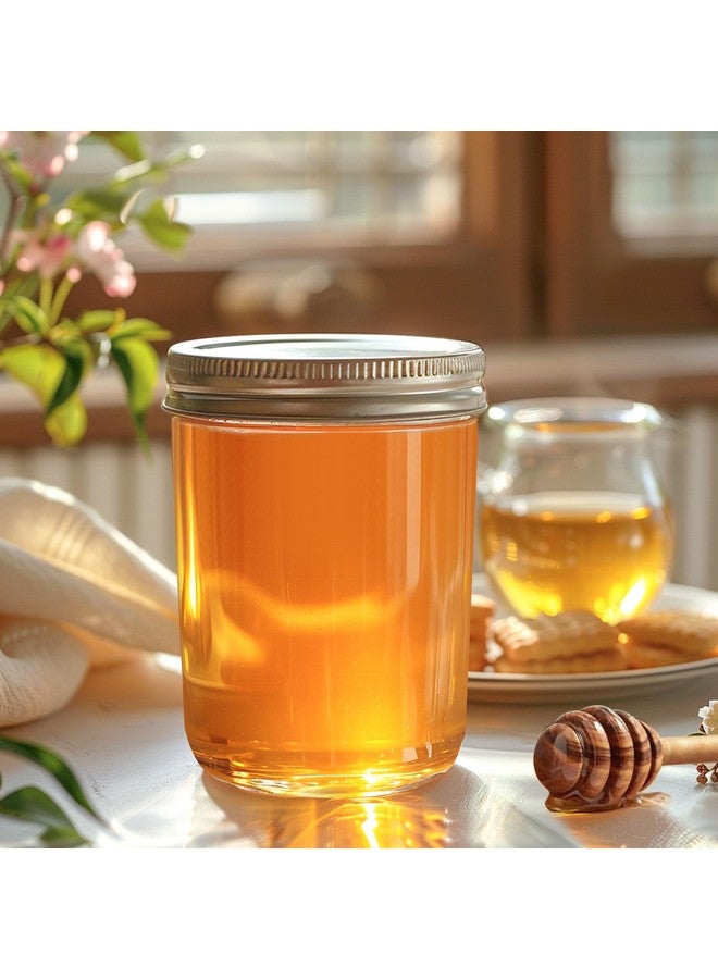 ComSaf Mason Jars 16 oz with lids - 4 Pack, Pint Mason Jars with Seal Bands, Glass Canning Jars for Honey, Jam, Jelly, Coffee, Salad, Desert, Shower Wedding Favors, DIY Candles Decor - Image 4