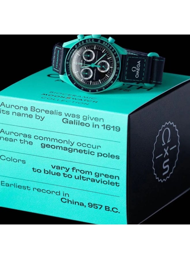 Swatch ساعة SO33L103 MoonSwatch مهمة على الأرض الأضواء القطبية - Image 3