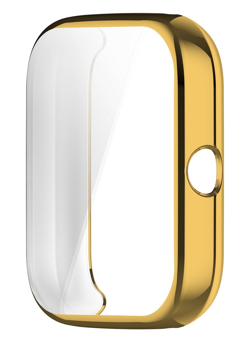 ELMO3EZZ TPU Protective Cover For Amazfit Bip 3 / Bip3 Pro Screen Protector Case For Amazfit SmartWatch Accessories Protection Shell (Gold) - Image 2