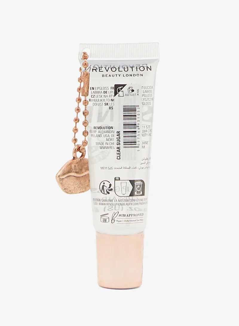 ميكب ريفوليوشن ملمع شفاه شفاف لامع ريفوليوشن شاين شوجر