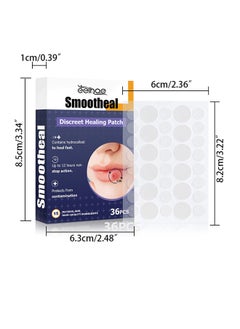 EELHOE 36 Patches Cold Sore Honey Patch Blister Treatment Conceals Protects Soothes & Hides Cold Sores  - Image 2