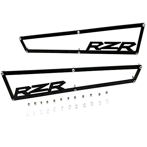 BOFiNEHY 2014-2018 Polaris RZR XP 1000 XP4 1000 & Turbo Side Vent Covers Includes Stainless Steel Hardware "Anodized Black Aluminium "1 Pair - Image 2