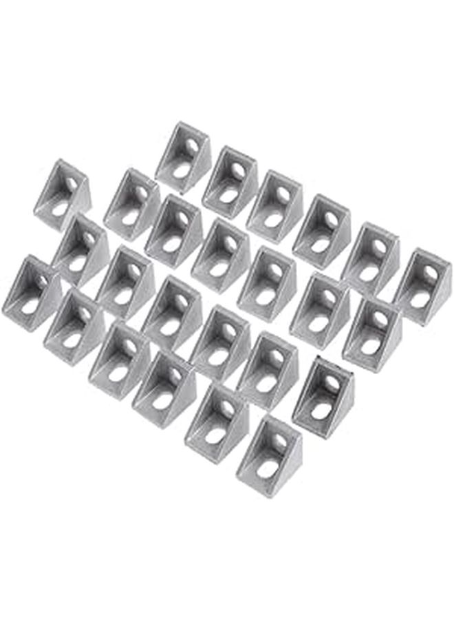 50Pcs Aluminum Extrusion Angle Bracket Rigid Joint For CNC Printer Profile - Image 1