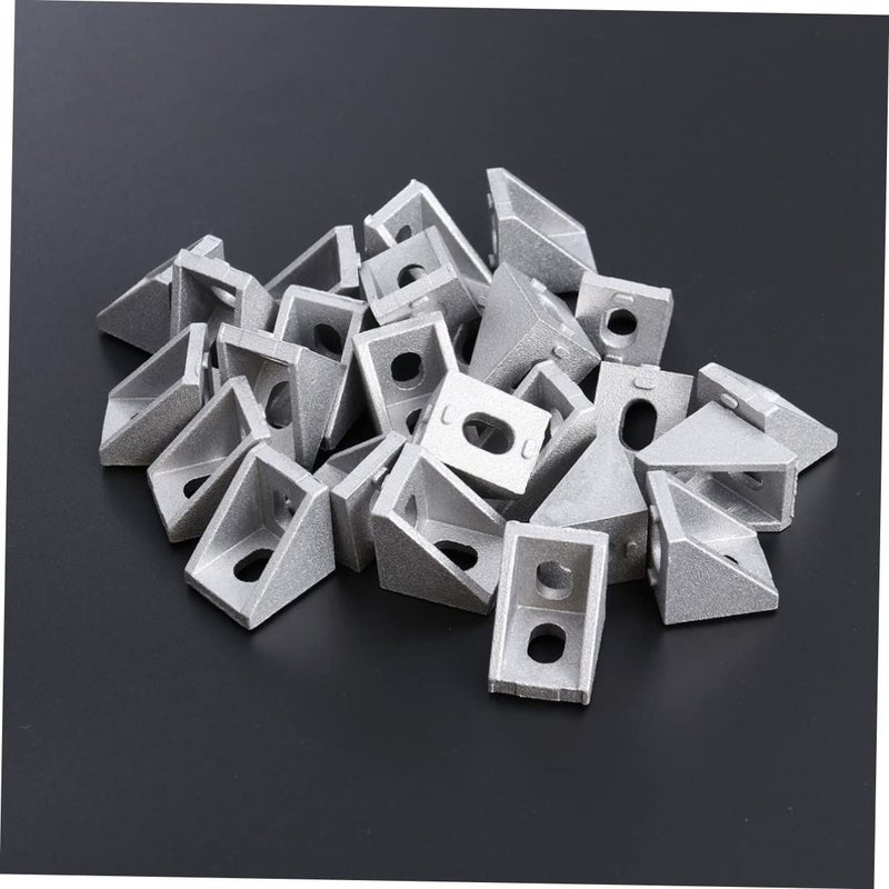 50Pcs Aluminum Extrusion Angle Bracket Rigid Joint For CNC Printer Profile - Image 4