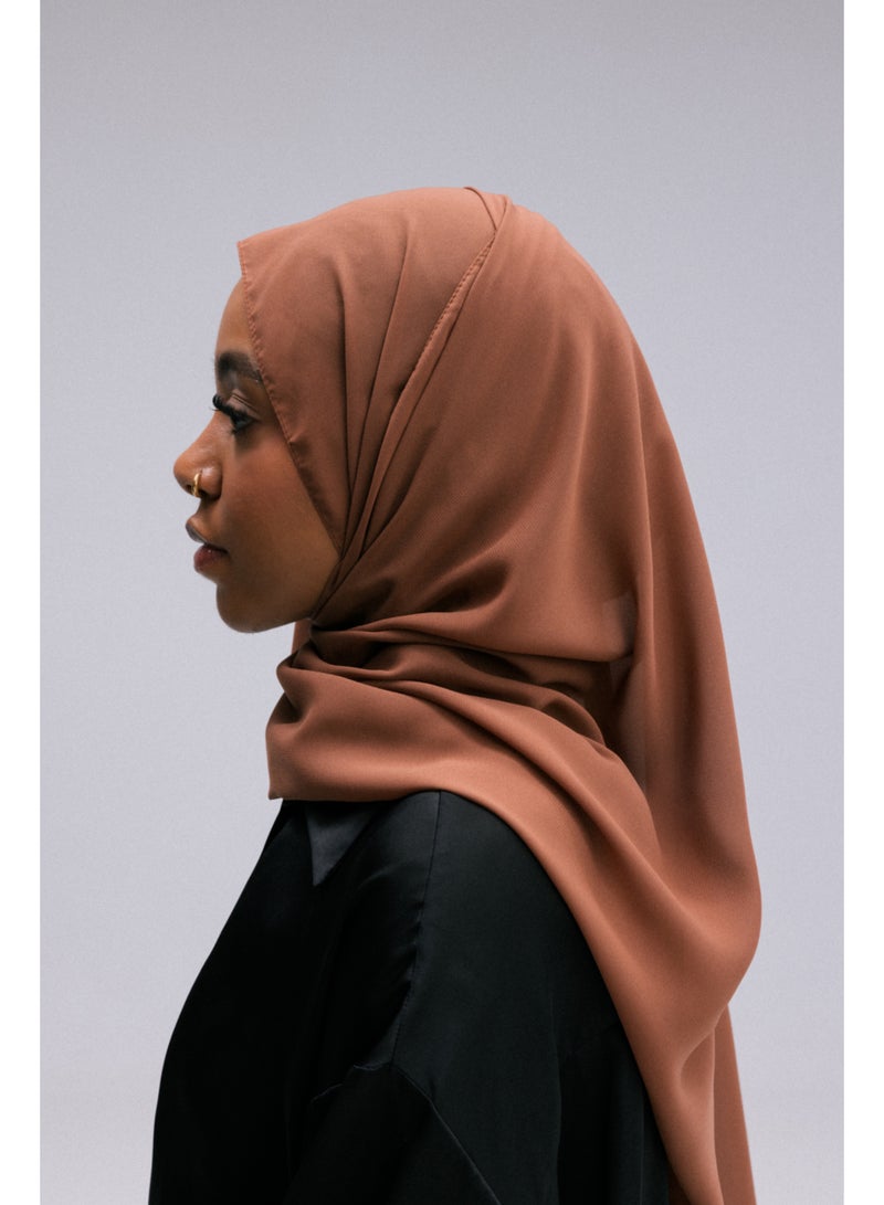 Overlay CHIFFON HEADSCARF - CINNAMON - Image 3