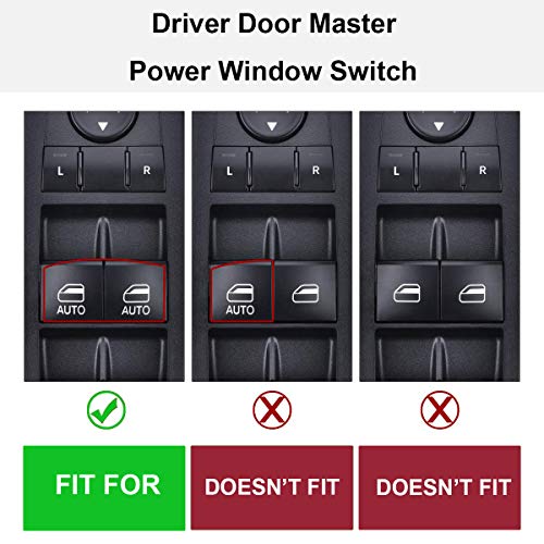MOCW Driver Side Master Power Window Switch 04602535AI 68110871AA 3 PINS + 0 PINS Check Required Fit for 2012 – 2017 Dodge Grand Caravan, Chrysler Town & Country -Double Auto - Image 3