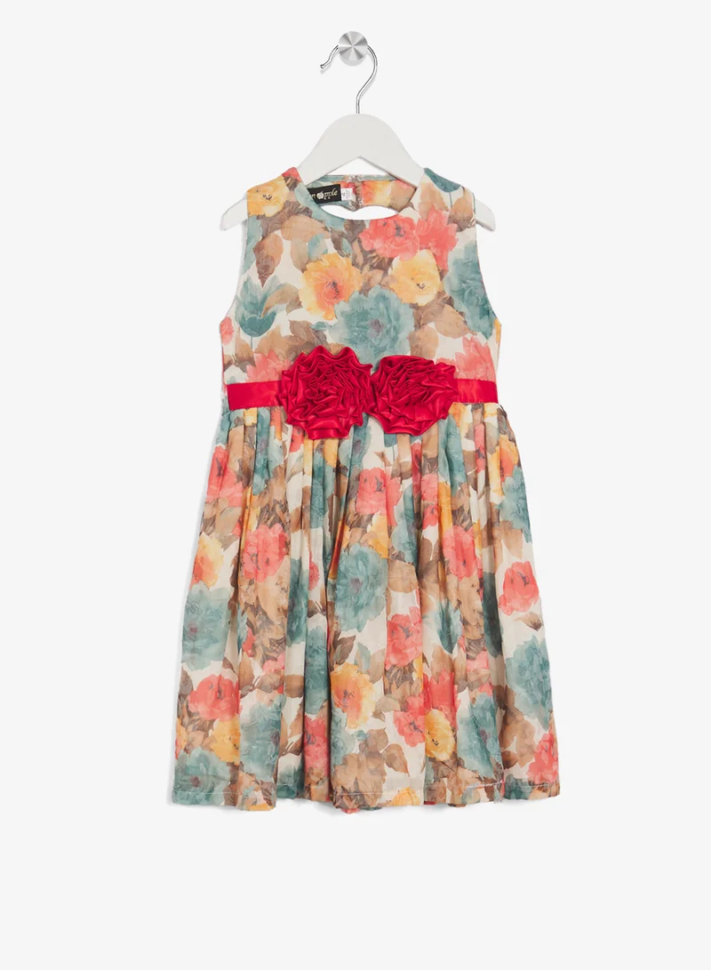 Little Golden Apple Little Floral Print Dress