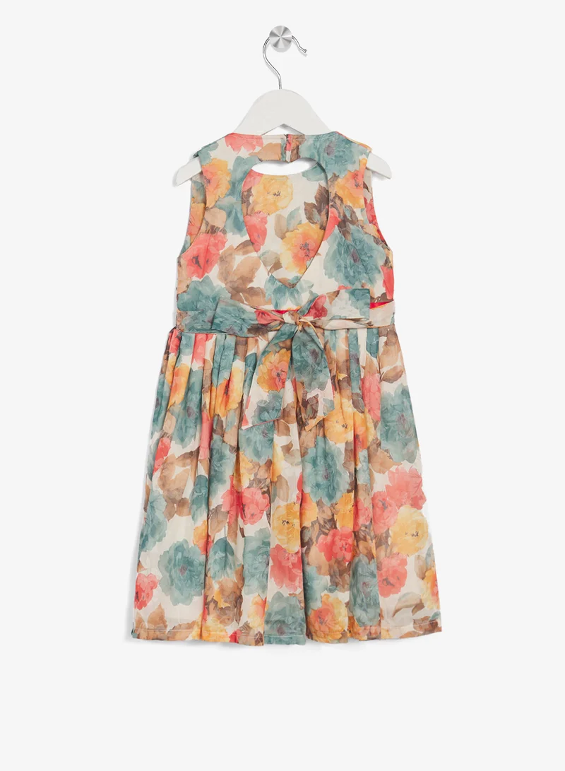 Little Golden Apple Little Floral Print Dress