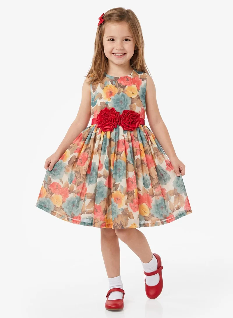 Little Golden Apple Little Floral Print Dress
