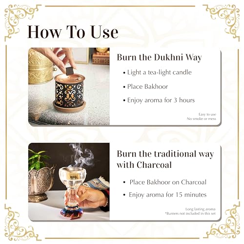 DUKHNI Nashwan Bakhoor, Yemeni Oud Bakhoor by Dukhni | Arabic Bakhoor Incense | 40 gram jar | Handmade with Traditional Recipe | Sweet Floral Blend | for Prayer Time | Islamic Gift for Ramadan & Eid - Image 4