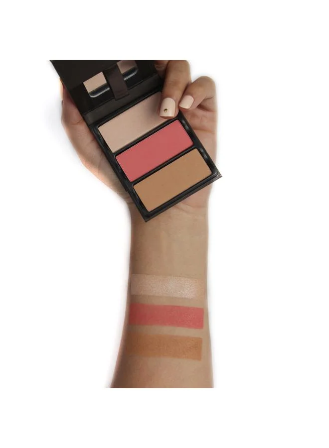 Viseart Theory II Ablaze Highlighter, Blush & Bronzer - VPC02