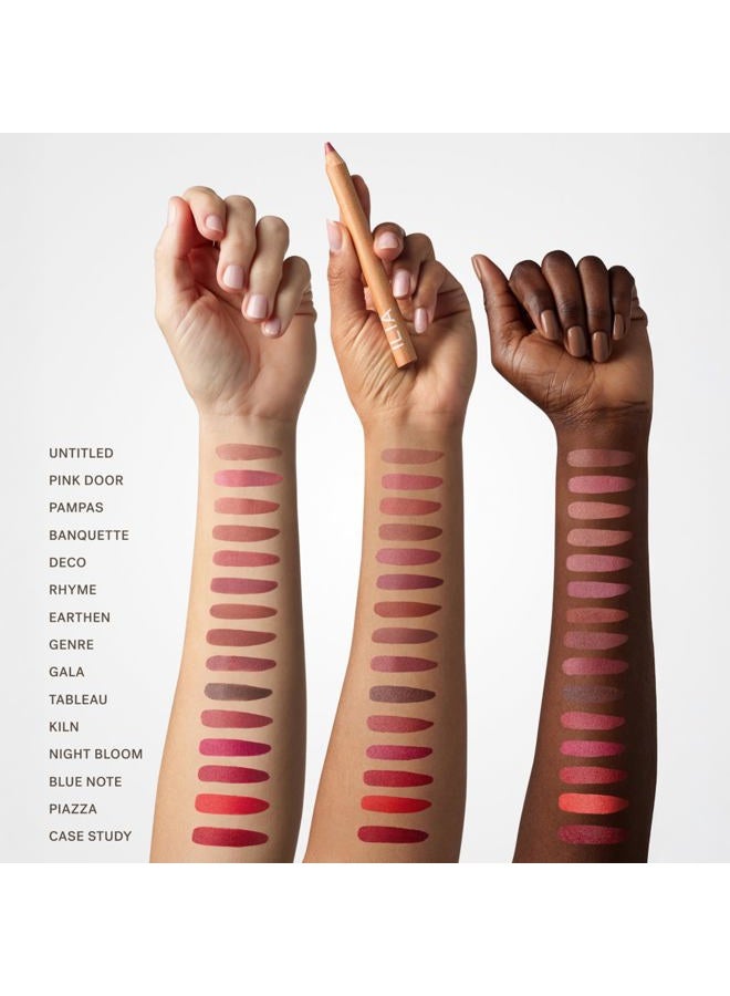ILIA Lip Sketch Hydrating Crayon | Hydrate, Plump, Smooth, Strengthen | Long Lasting up to 12-Hours, Bleed-Resistant, Soft-Matte | Barrier-Building, Non-Toxic, Cruelty-Free (Banquette) - Image 2