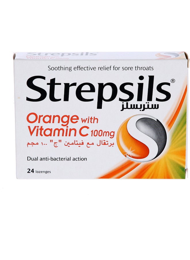 ستربسلز أقراص فيتامين سي 24 قرص - Image 1