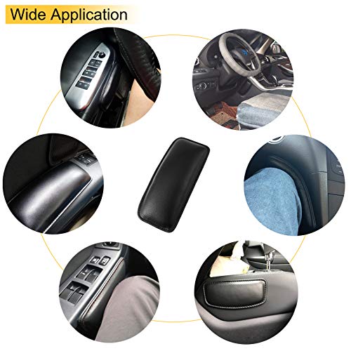 Ankey 4 Pack Soft Leather Car Center Console Knee Leg Elbow Cushion Pad, Car Knee Cushion Elbow Pillow Thigh Support Comfort Pillow - Image 5
