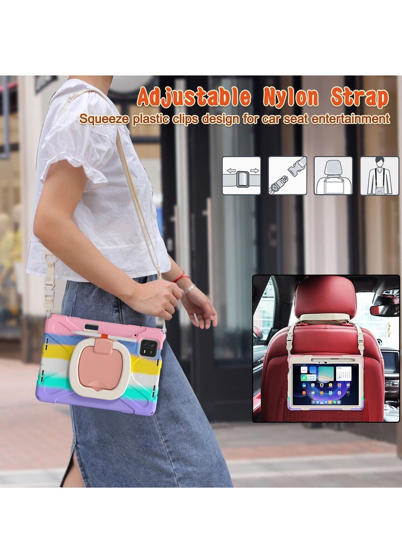 GULFLINK - Back Cover Protect Case for Mi Pad 6/ Mi Pad 6 Pro 11 inch Colourful Pink - Image 1