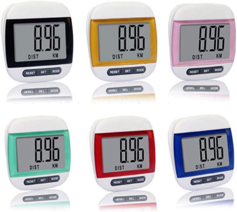 comfrt Multi-Function LCD Display Pedometer Jogging Step Pedometer Walking Calorie Distance Counter - Image 2