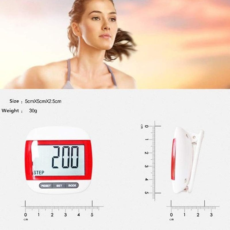comfrt Multi-Function LCD Display Pedometer Jogging Step Pedometer Walking Calorie Distance Counter - Image 5
