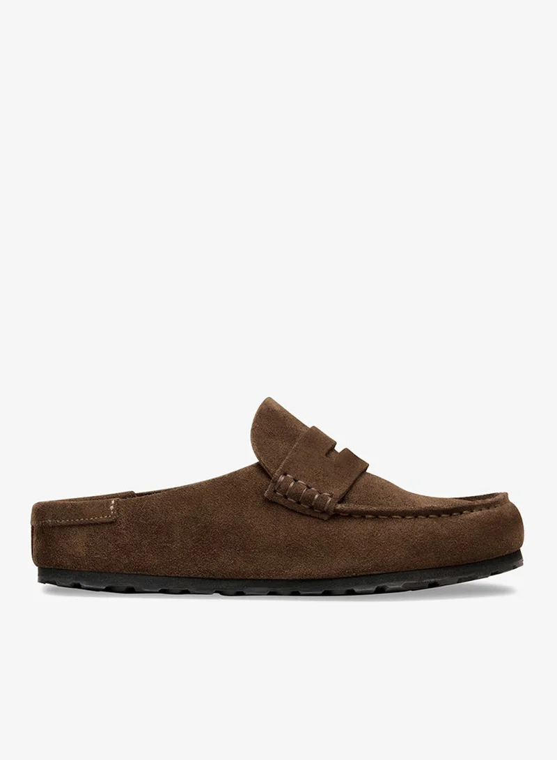 BIRKENSTOCK Naples Wrapped Suede Regular Fit Clogs