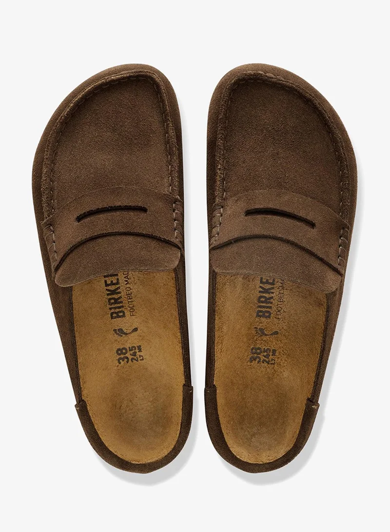 BIRKENSTOCK  Naples Wrapped Suede Regular Fit Clogs for Men | Best Price UAE