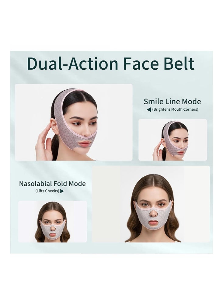 EELHOE Beauty Face Sculpting Sleep Mask, Double Chin Mask, Face Slimming Strap, V Line Lifting Belt, Reusable Face Lifting Mask, Bandage Ultra Thin Soft Breathable - Image 5