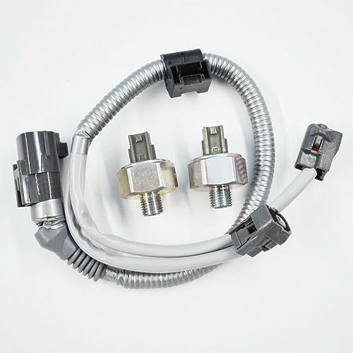 MASO 2 PCS 89615-12090 Knock Sensor with Wiring Harness Kit Compatible with Toyota Highlander Camry Avalon Sienna 2001 2002 2003 2004, For Lexus ES300 RX300 2000 2001 2002 2003 Knock Sensor - Image 3