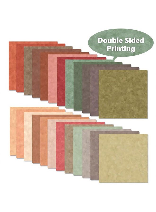 WLXTREE Double-Sided Scrapbook Paper Pad 12X12,Textured Decorative Craft Paper for Scrapbooking Planner Bullet Junk Journal Supplies Mixed Media Collage Card Making,24 Designs 24 Sheets - Image 3