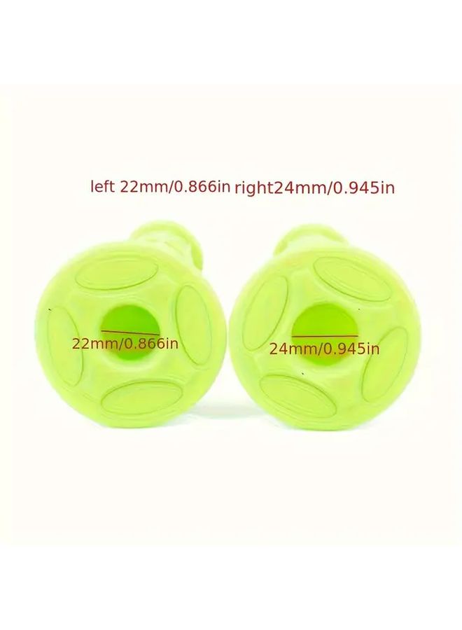 Universal Motorcycle Hand Grips Orange Soft Rubber 22mm 7/8 Handlebar Grips for Dirt Bike Offroad Adventure Ergonomic Durable Flexible Anti Slip Protective Accessories - Image 3