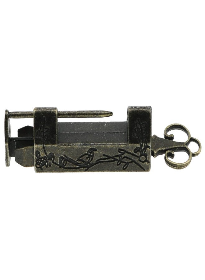LUORNG Box Latch Hasp and Vintage Lock Kit LUORNG Decorative Toggle Latch Cabinet Padlock with Key Hasp Toolbox Jewelry Latch Locks with Key Screws - Image 5