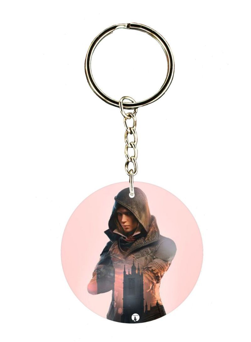 Assassins Creed Double Side Printed Keychain