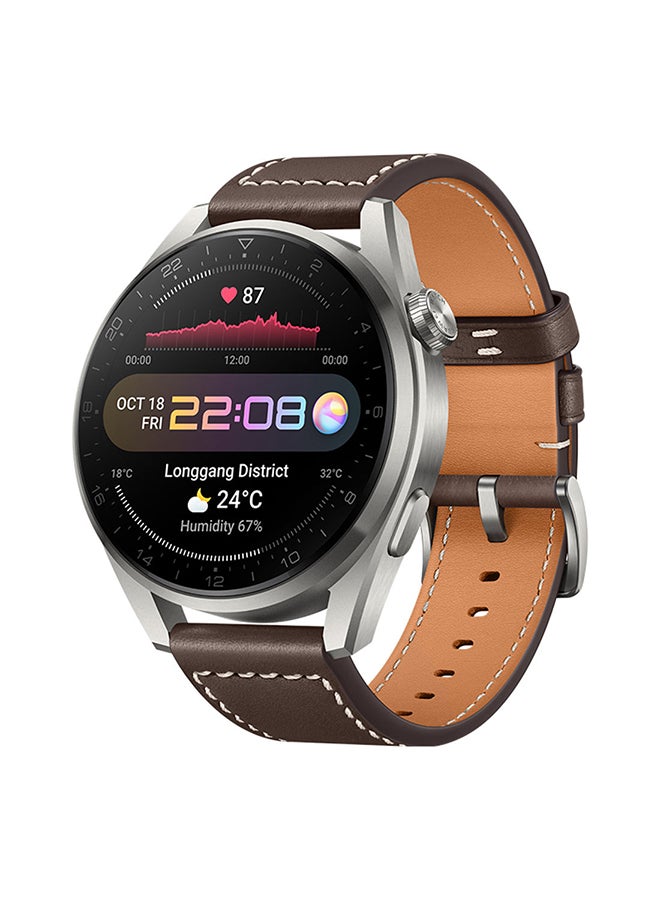 HUAWEI Watch 3 Pro 4G SmartWatch eSIM Cellular Skin temperature detection All-day SpO2 monitoring Titanium Grey - 3 PRO - Image 2