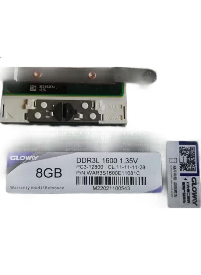 GLOWAY ذاكرة لابتوب غلاوي 8 جيجابايت DDR3L 1600، زهانجيانغ، شرائح متميزة، CL11 - Image 1