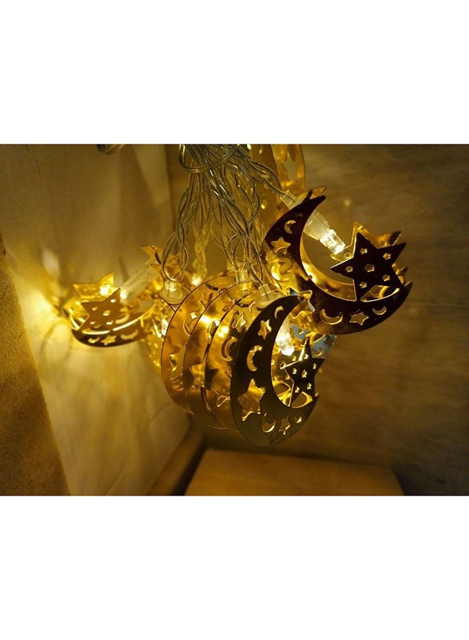 Ramadan Decorations - Copper Lighting Branch 10 Pieces 3 Meters   2725614212387