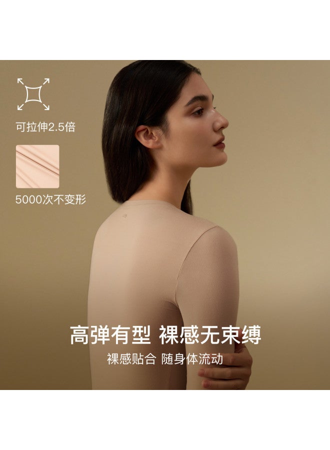 ubras Zero-Pressure Body-Shaping Base Layer Skin Top, High-Elasticity Slimming Warm Thermal Underwear For Women, Autumn Wear - Image 5