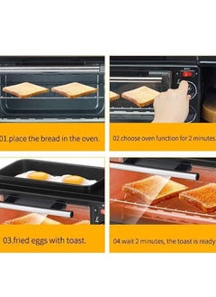 Generic Home breakfast machine multifunctional Coffee Maker Toaster Oven Griddle 3-In-1 Multi-Function Breakfast Electric Breakfast Machine Multifunction Toaster Oven Griddle  - Image 4